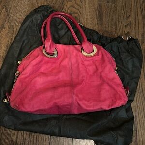 SOLD.
Zac Posen pink purse.